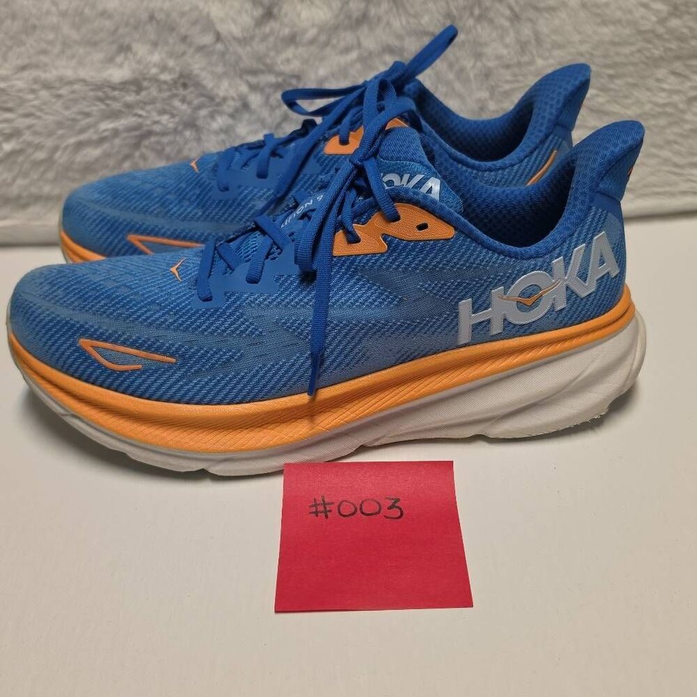 Hoka Clifton 9 running shoes Coastal Sky All Aboard Blue M11D  #003